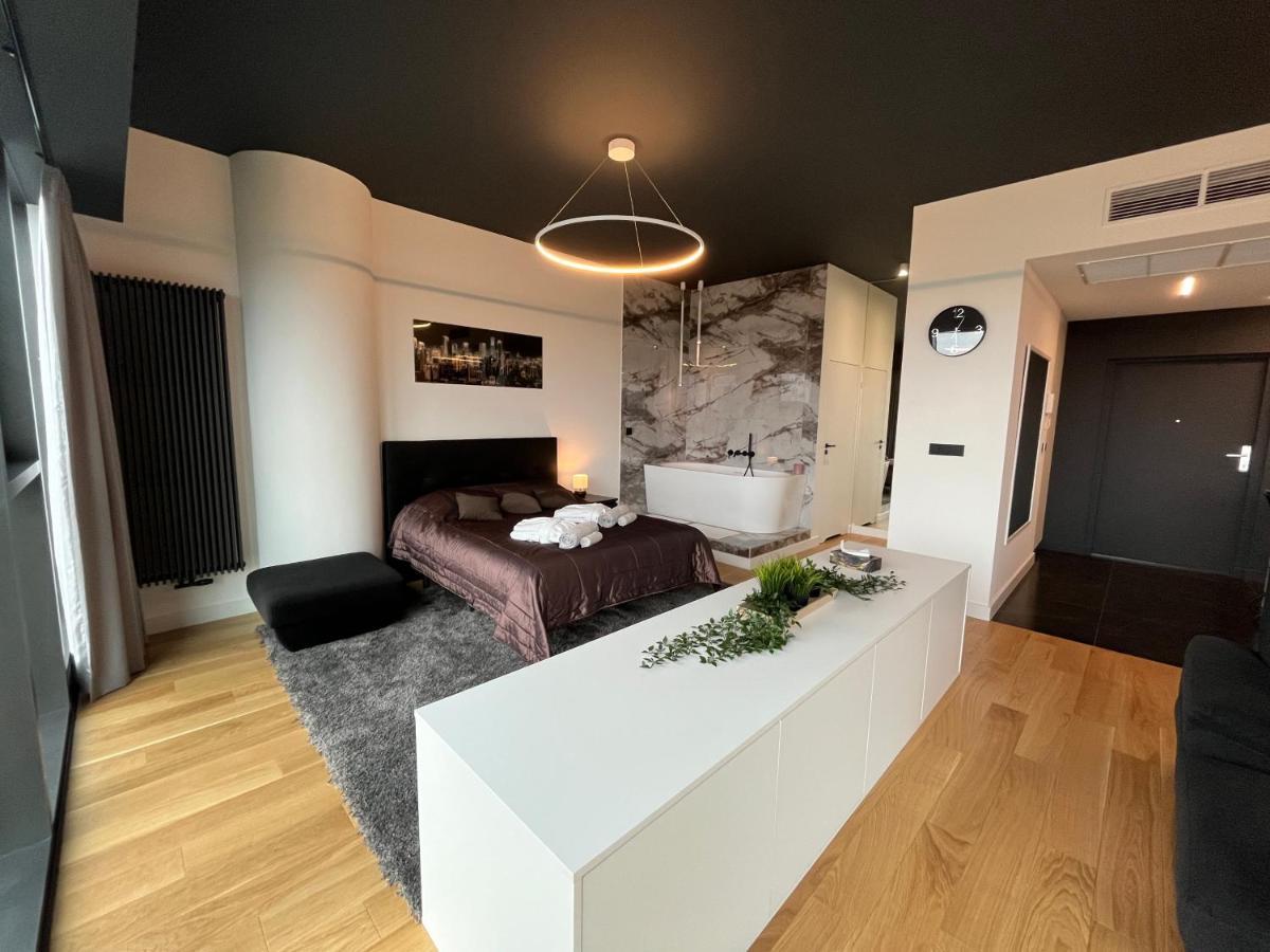 Hanza Tower - Luxurious Apartment 60M2 - 15Th Floor City View Szczecin Exterior foto