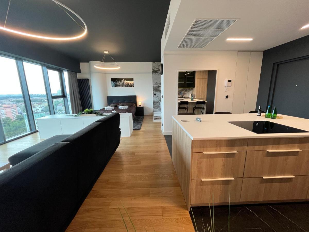 Hanza Tower - Luxurious Apartment 60M2 - 15Th Floor City View Szczecin Exterior foto